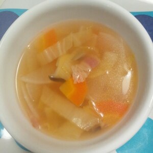 授乳中の間食に 野菜たっぷりヘルシースープ レシピ 作り方 By ちょこマル 楽天レシピ 授乳中の間食に 野菜たっぷりヘルシースープ レシピ 作り方 By ちょこマル 楽天レシピ